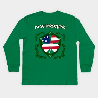 Patricks New Jersey Kids Long Sleeve T-Shirt